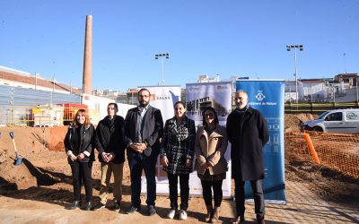 Primera piedra de la promoción de 66 viviendas de alquiler asequible de la calle Cosme Churruca